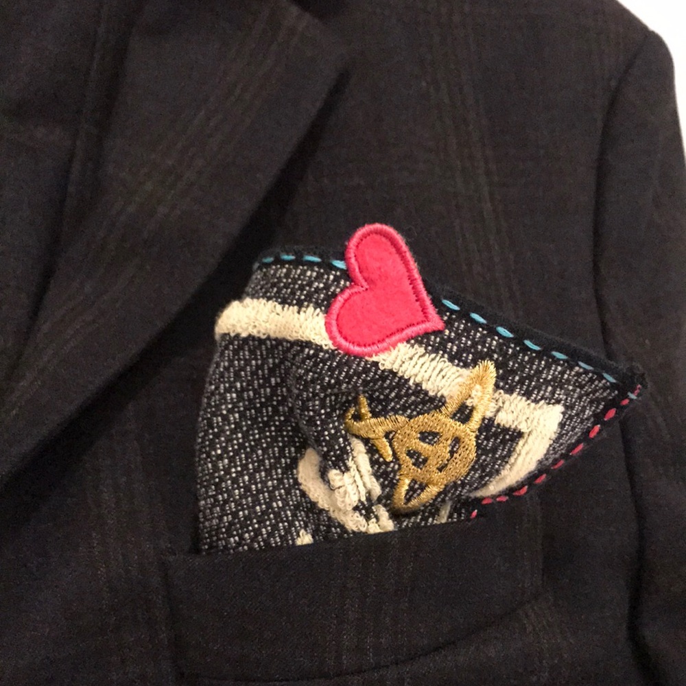 Vivienne Westwood pocket square! 💕